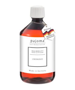 Pajoma 44813 Raumduft Nachfüllflasche Lemongras für Zuhause, 1er Pack (1 x 500 ml) - Duftender Raum -/Filet-Reinigung -