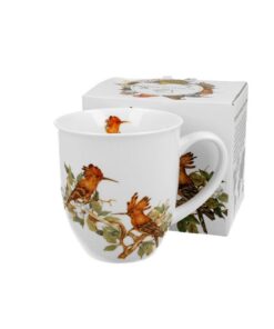 Bird's World Duo Becher Wiedehopf - Elegantes Hoopoe-Vogel-Design - 0,4l Glas-Set