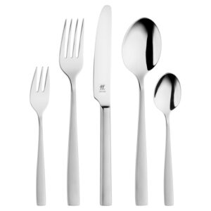 ZWILLING Roseland Besteck Set, 18/10 Edelstahl, spülmaschinengeeignet, Für 6 Personen, Mattiert, Silber, 30-teilig