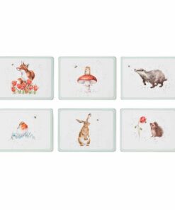 Tischsets von Wrendale Designs: Natürliche Formen und Farben, ideal für Familien, perfekt zum Abendessen.