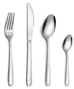 **Bestdin Edelstahl Besteck Set 24 teilig 6 Personen, Hochwertiges Edelstahlbesteck** | **Bestdin Edelstahl Besteck Set