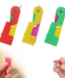Miczoe Nadeleinfädler Zufällige Farbe 3 PCS Für Handwerker & Hausfrauen Praktische Nadeleinfädler für Handarbeit und Näh