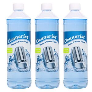 Cleanerist 3x 1L Scherkopfreiniger Nachfüllflüssigkeit Braun Clean & Renew (Series 3/5/7/8/9) – Ersatz zum Nachfüllen vo