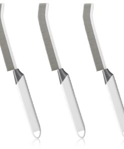 YAGE Fugenreinigungsbürste - 3 Stück, Langer Griff Verdickte Harte Borste, ideal für Bad, Fliesen, Fenster, Toilette, En