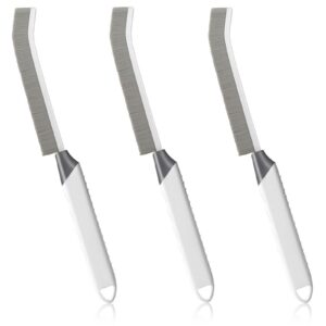 YAGE Fugenreinigungsbürste - 3 Stück, Langer Griff Verdickte Harte Borste, ideal für Bad, Fliesen, Fenster, Toilette, En