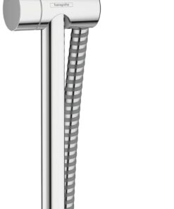 Hansgrohe Duschset Vernis Blend - Duschkopf mit Duschschlauch und Duschstange 0,65m, Handbrause mit 2 Strahlarten, Chrom