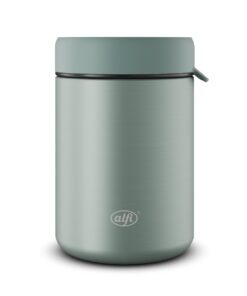 Alfina ISO FOOD MUG 350ml, grün matt, Edelstahl Thermobev steroidschoner für Essen, hält 5 Stunden warm und 10 Stunden