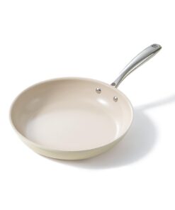 Redchef Keramik Pfanne für Induktion 20cm, Anteih-Antithetikatsbeschichtung, Edelstahlgriff, PTFE-frei, PFOA-frei, PFAS-