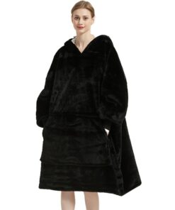 **Lanqinglv Flauschig Kuscheldecke Hoodie Sweatshirt für Damen/Herren Oversized** | **Lanqinglv Teddy Cashmere Touch Fl