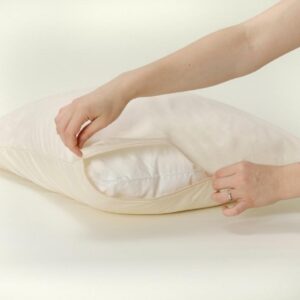 National Allergy Premium Bio-Baumwolle Kissenschutz Queen Size – GOTS zertifiziert – natürlich atmungsaktiv hypoallergen