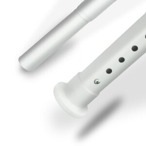 Gardinenstange ohne Bohren 70cm-110cm Weiß Teleskopstange Ø32mm
