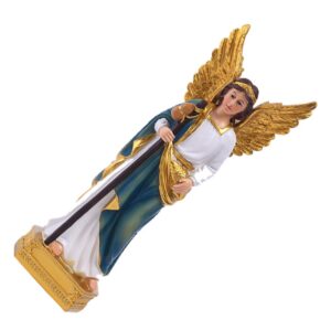 Abaodam Delicate Angel Sculpture Resin Adornment Für Gläubige Heimdekoration Kreative Figurine Für Katholischen Garten H