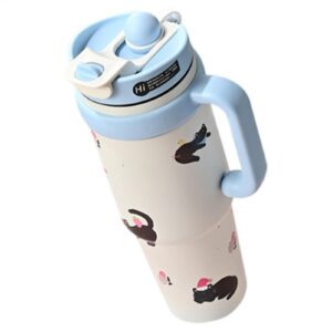 Generisch Insulated Tumbler Hot & Cold Double-Wall Vacuum Bottle, Gym & Camping, 1000ml Grossbehälter, Rot, Rosa und Bla