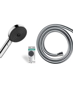 Hansgrohe Duschset Wasserspar Pulsify Select S 3 Strahlarten Chrom Kunststoff