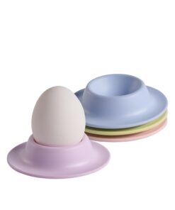 EGGY Eierbecher 4er Set bunt matt Melamin - 8,5 x 8,5 x 4,5 cm APS 85298