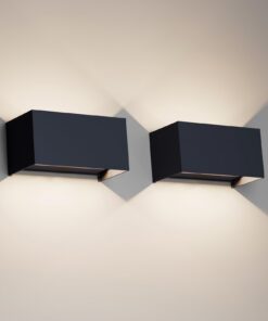 Klighten 24W LED Wandleuchte Innen/Außen - ANTHRAZIT, Wandleuchte für Haus und Garten, IP65, 4000K, ADAPTX-AUTORILLIGER