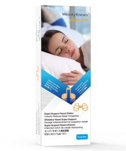 WoodyKnows Super-Support Nasendilatator Modell 2024 - verbessert den Schlaf und die sportliche Luftzirkulation (XS/S/M/L