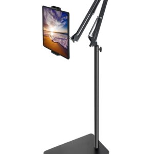 3kg Basisverstellbarer Tablet Bodenständer für Bett und Sofa - perfekt für iPad, iPhone, Samsung Tab, Handy und E-Reade