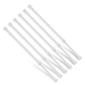 TSKDKIT Weiß 30-50cm Ausziehbare Gardinenstange für Fenster und Schrank - Bohrenfrei, Verstellbar und für DIY-Projekte i