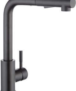 Hochdruck Wasserhahn CECIPA Küche Schwarz, Ausziehbar und 360° Schwenkbar, Spültischarmatur, X203B Hochdruck Wasserhah