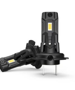 Halogen Auto Lampen H7 mit Lüfter | 55W 500% Helligkeit 11000LM | 6000K Kaltes Weiß | 2 Stück