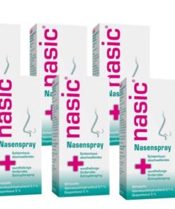 Nasic Nasenspray 15 ml Set mit 8 x 15 ml inkl. Handcreme ODER Handseife der West-Apotheke