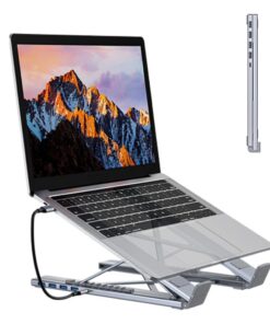 Matame Höhenverstellbar USB-C Notebook Ständer 10-17" Laptop Erhöhung