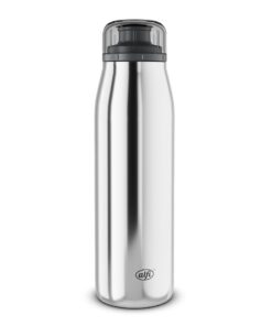 Alfi ISO BOTTLE 500ml - Isoliertrinkflasche aus Edelstahl, BPA-frei, absolut dichter Drehverschluss - 12 Std. warm, 24 S