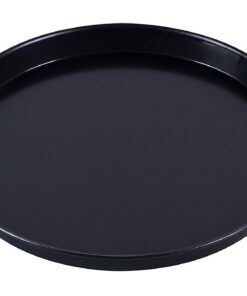 Paderno 11740–32 Eisen Pizza Pfanne, Hochtemperaturbeständig, für Profi und Liebhaber, ideale Backform für Pizza und Kuc