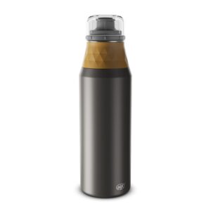Alfi ENDLESS BOTTLE 900ml, leichte Edelstahlflasche für Kohlensäure ohne Fingerabdrücke