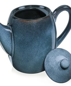 Sänger Darwin Teekanne 2 tlg, Hitzegeschützt & Warmhaltekanne Blau 1,3 L | Premium Collection | Tea Brewing Utensils