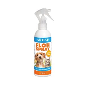 ARDAP Flohspray 250ml - Zuverlässiger Schutz gegen Flöhe, Zecken, Läusen & Milben für Ihr Haustier - Für dauerhaften nat