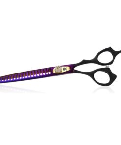 Purple Dragon Professional 8,0 Zoll Haarschneideschere - für Pet Groomer oder Family DIY Use - Japan 440C Edelstahl Purp