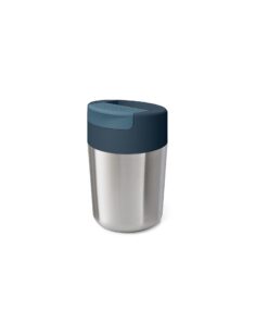 Joseph Joseph Sipp Isolierbecher aus Rostfreiem Stahl - Kaffee & Tee thermoisoliert - 340 ml - Anthrazit - auslaufsicher