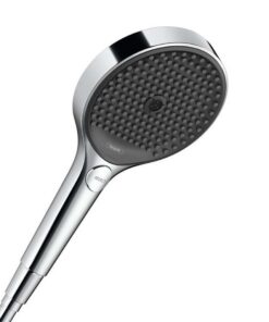 Hansgrohe Rainfinity Wassersparender Duschkopf für Sparsame Handbader mit 3 Strahlarten und Antikalk-Funktion 9 l/min (E