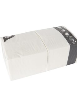 Papstar 14234 Weisse 3-Lagige 33x33cm Servietten - Geschmacksvoll für Familie und Freunde