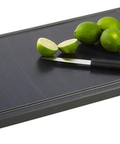 APS Bar-Schneidebrett XL 50x30 cm mit Ablaufrinne & Antirutsch-Füßchen spülmaschinenfest