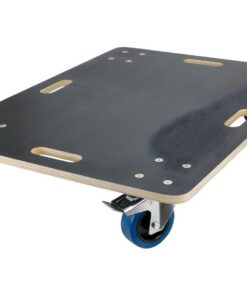 ECD Germany Transportroller mit Feststellbremse - Rollbrett für Möbeltransport im Umzug -/pp-Räder bis 800kg 60x80cm EC
