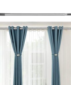 Duschvorhangstange ohne Bohren – ausziehbare Edelstahl‑Teleskopstange 378–430 cm