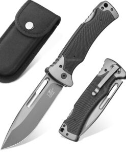 LOTHAR RHINO Zweihandmesser, D2 Stahl, G10 Griff für Outdoor-Verbraucher bei Campings und Bushcraft aktiv, langes Leben