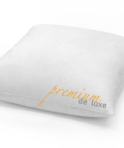 Premium De Luxe Daunenkissen 100% Baumwolle - 3 Kammer Daunenkissen für Allergiker - Made in Germany - 80x80 cm - OEKO-T