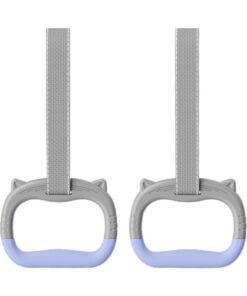 K gymnastische Rings Turnringe Kinder 200kg Belastbarkeit Schwarz IndoorOutdoor Training