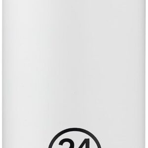 24BOTTLES Travel Tumbler Ice White - Thermosflasche 600ml, 6h Hot/24h Cold, Umweltfreundliche Edelstahl Trinkflasche für