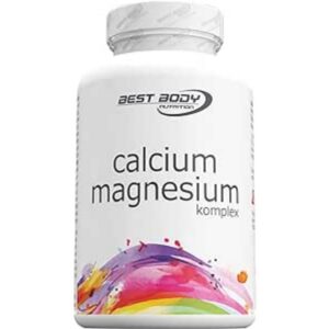 Best Body Nutrition Calcium Magnesium - 100 St. Dose - 86,5 g - Calcium & Magnesium für Erwachsene - Fitnessstudio - Sta