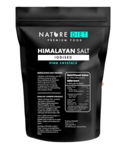 Nature Diet Himalayasalz aus Pakistan | Rosa Salz | Für Feinkornliebhaber im Himalaya-Regionen-Essen