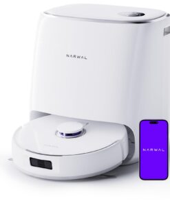 NARWAL Freo X Ultra Saugroboter mit Wischfunktion für Haustiere ohne Verwicklung, 8.200 Pa Saugkraft, All-in-One-Station