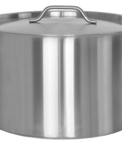 BKT-32 Gastronomie Kochtopf ca. 30 Liter Edelstahl starken Griffen Deckel Induktion Gas Glaskeramik Suppentopf