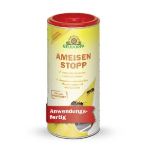 Neudorff AmeisenStopp - Anwendungsfertiges Ameisenstreumittel für Hausbesitzer zur schnellen Vertreibung von Ameisen, in
