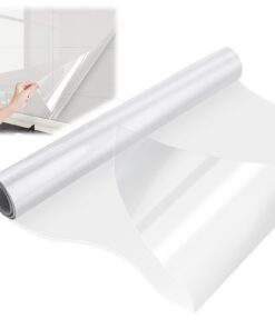 Transparent Selbstklebende Folie für Wände und Möbel - Küche und Büro - 40CM × 300CM - Bucheinbandfolie - Selbstklebend