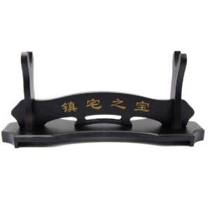 SHULI Japanischer Samurai Schwerthalter Katana Messer Wakizashi Tanto Ständer,-display für Tisch, 1 Layer